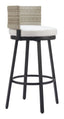 ZUO Midnight Wave Barstool White
