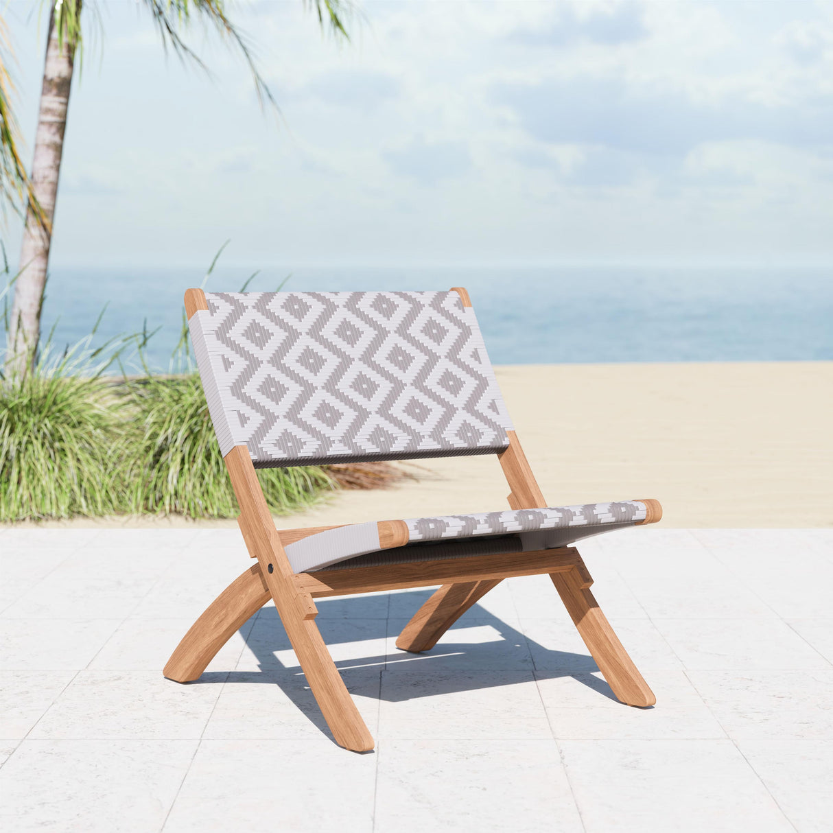 ZUO Tide Lounge Chair Multicolor