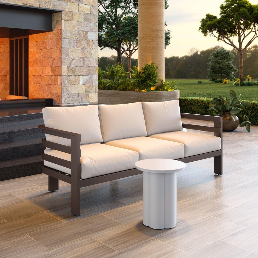 ZUO Bal Harbor Sofa White