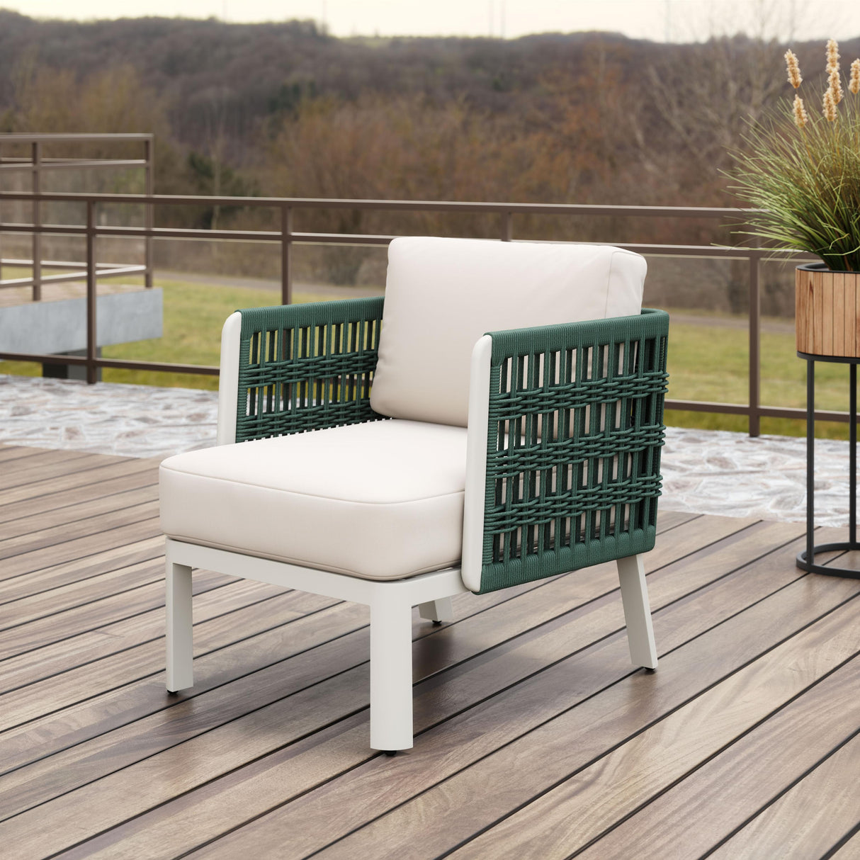 ZUO Bridgehampton Armchair White