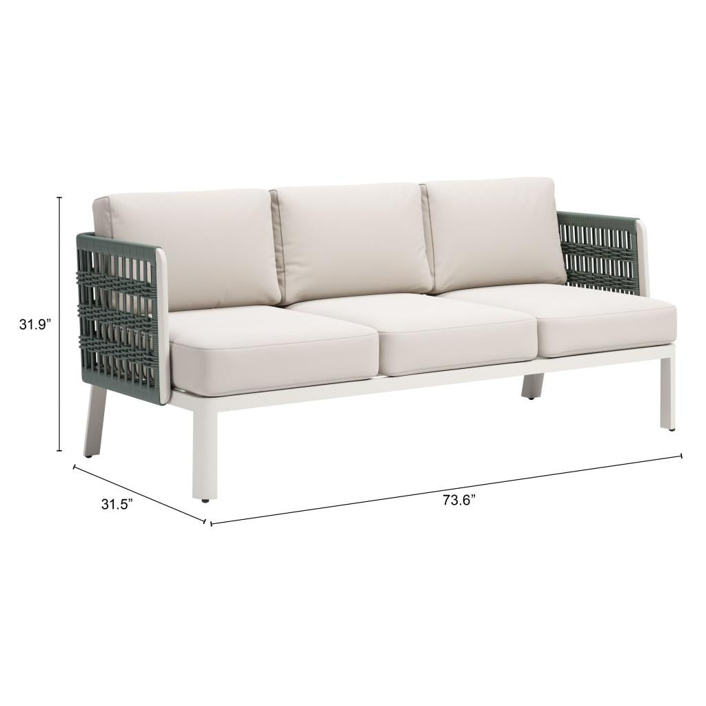 ZUO Bridgehampton Sofa White