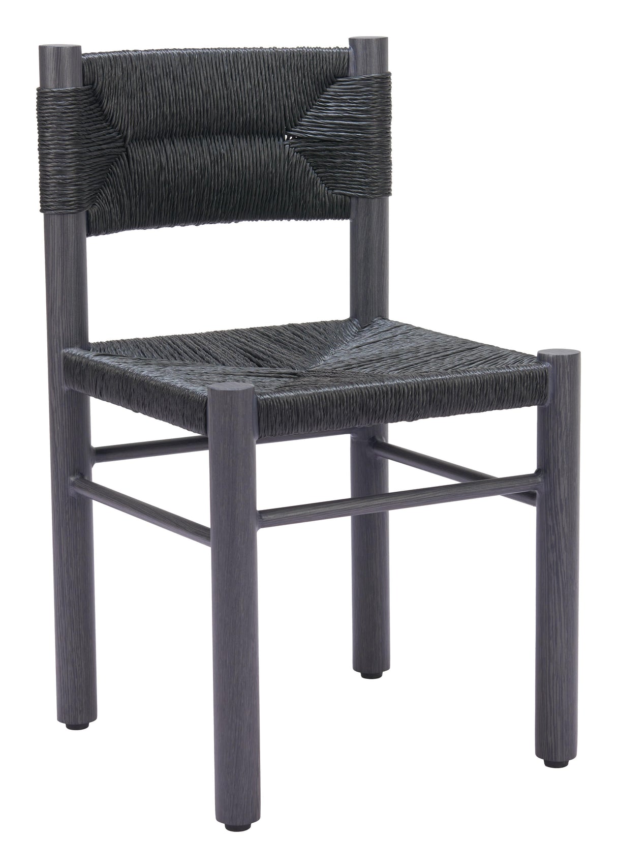 ZUO Iska Dining Chair (Set of 2) Black
