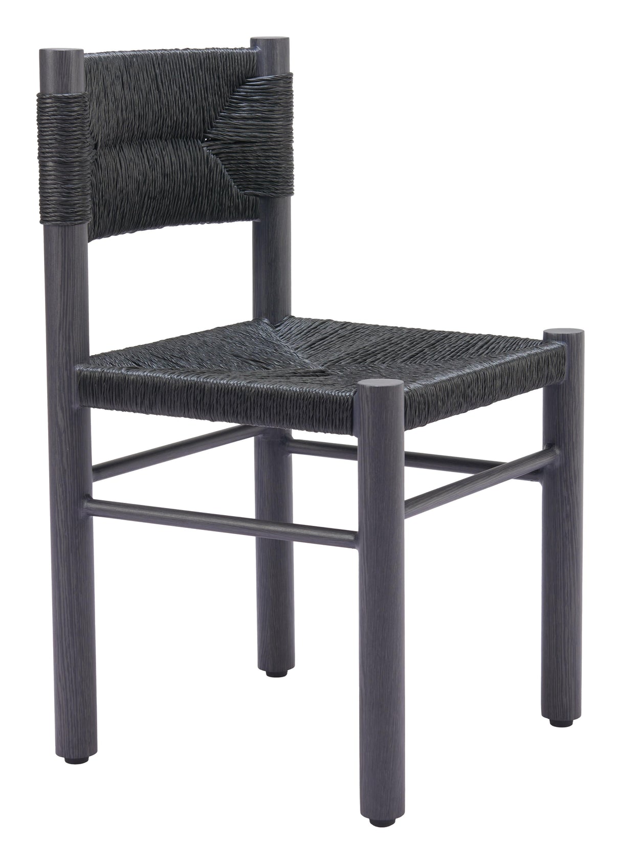ZUO Iska Dining Chair (Set of 2) Black
