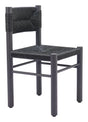 ZUO Iska Dining Chair (Set of 2) Black
