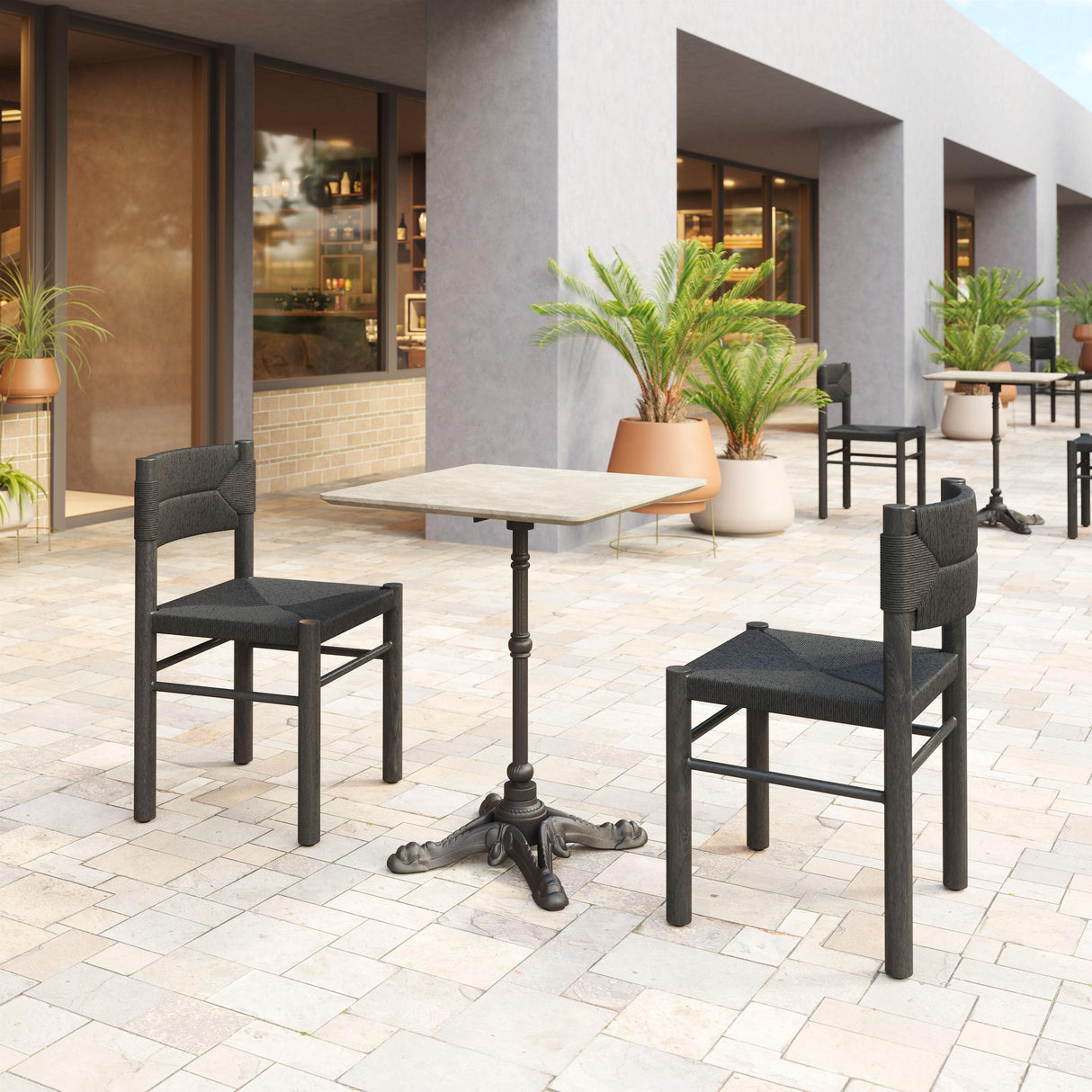 ZUO Iska Dining Chair (Set of 2) Black