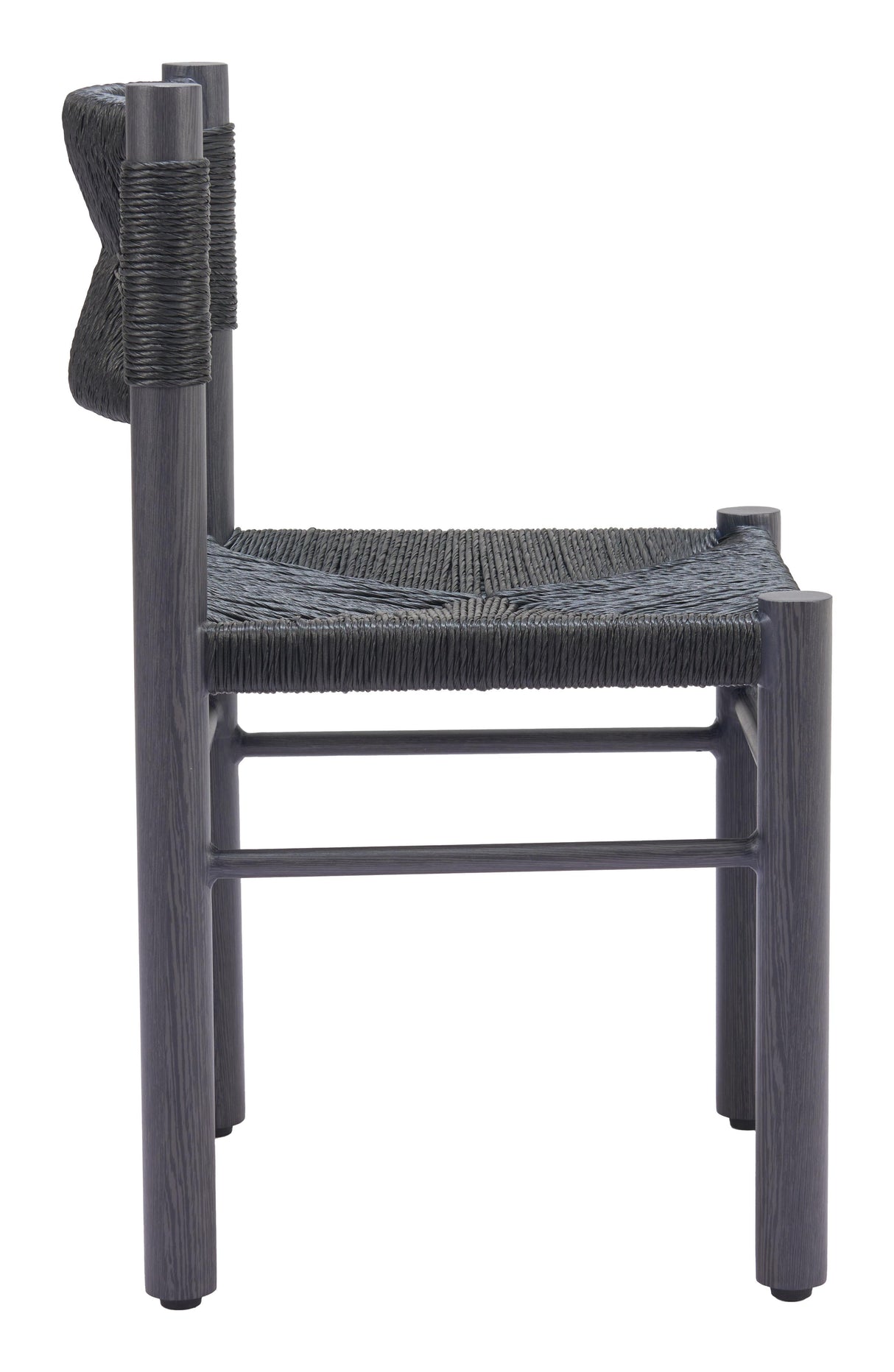 ZUO Iska Dining Chair (Set of 2) Black