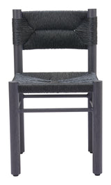 ZUO Iska Dining Chair (Set of 2) Black
