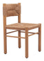 ZUO Iska Dining Chair (Set of 2) Natural