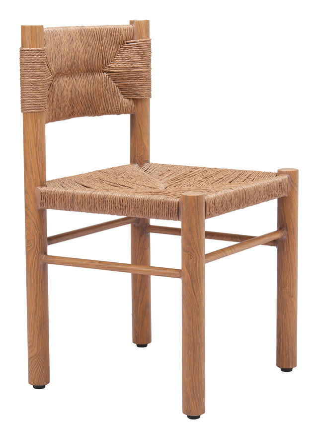 ZUO Iska Dining Chair (Set of 2) Natural