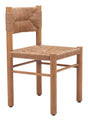 ZUO Iska Dining Chair (Set of 2) Natural
