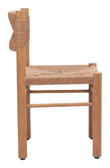ZUO Iska Dining Chair (Set of 2) Natural