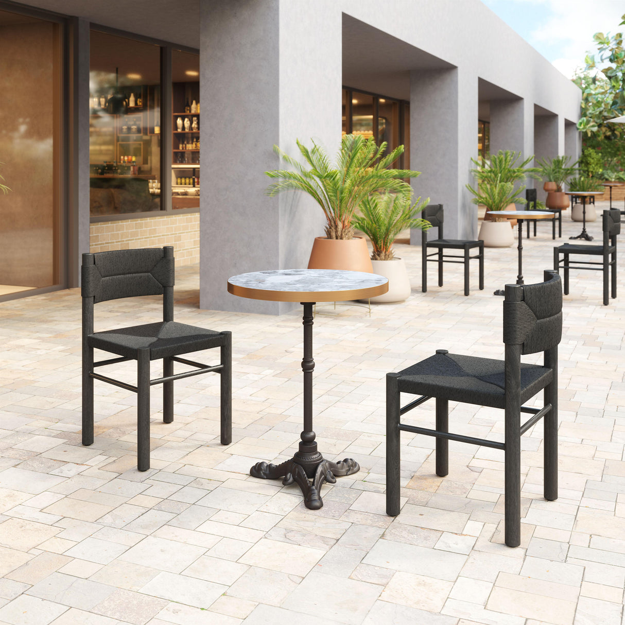 ZUO Gazebo Dining Table Multicolor