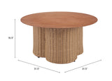 ZUO Soka Coffee Table Natural
