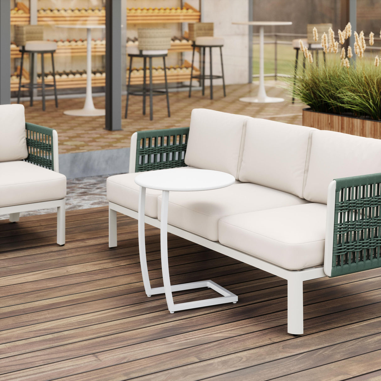 ZUO Noga End Table White