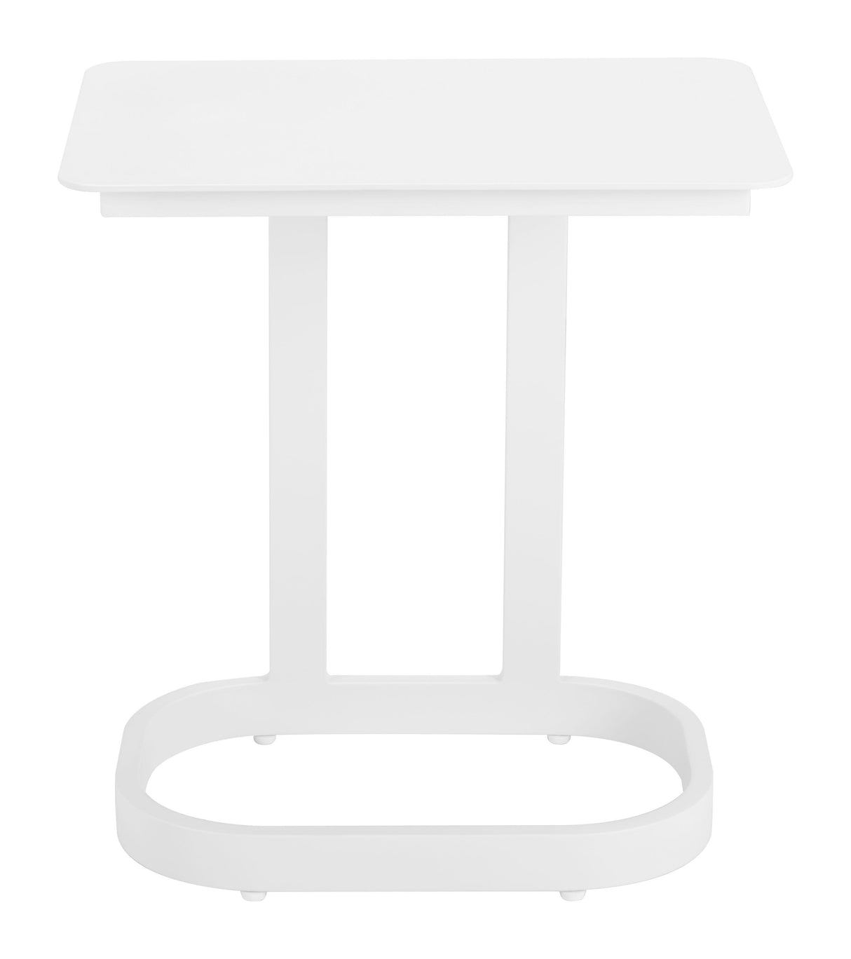 ZUO Friss End Table White