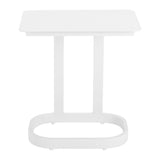 ZUO Friss End Table White
