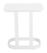 ZUO Friss End Table White