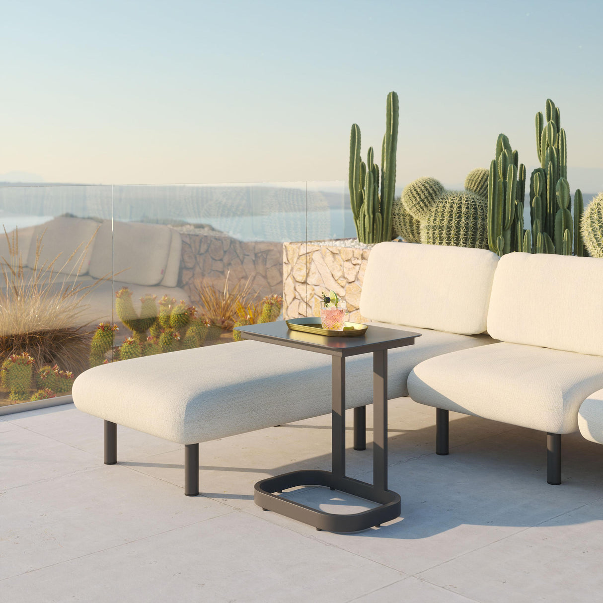 ZUO Friss End Table Black