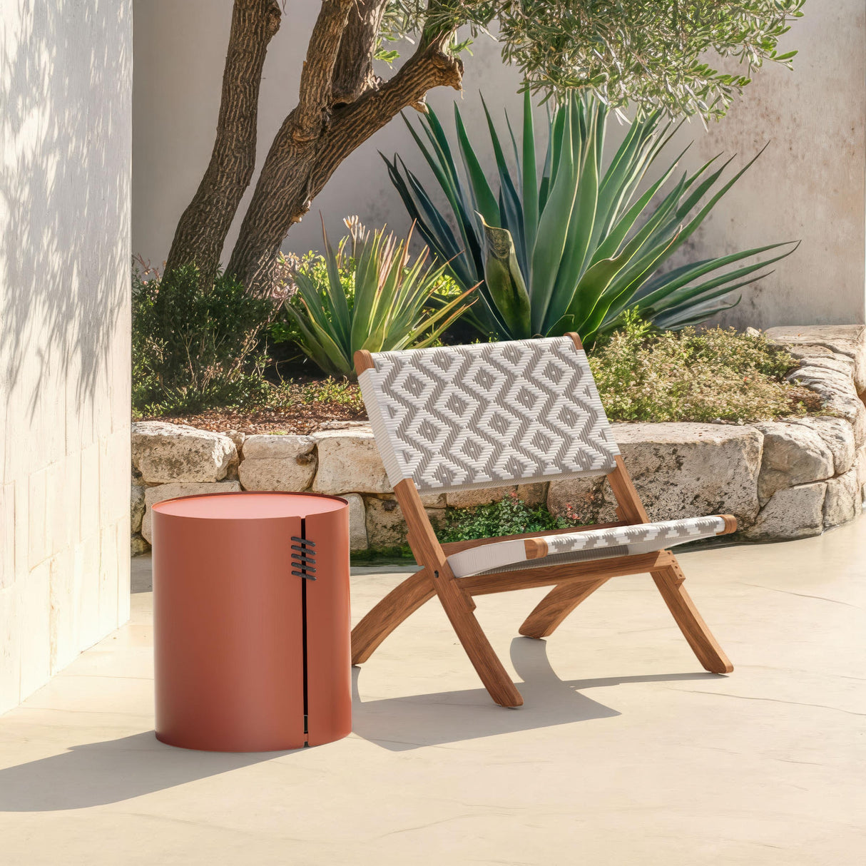 ZUO Bayu Side Table Brown