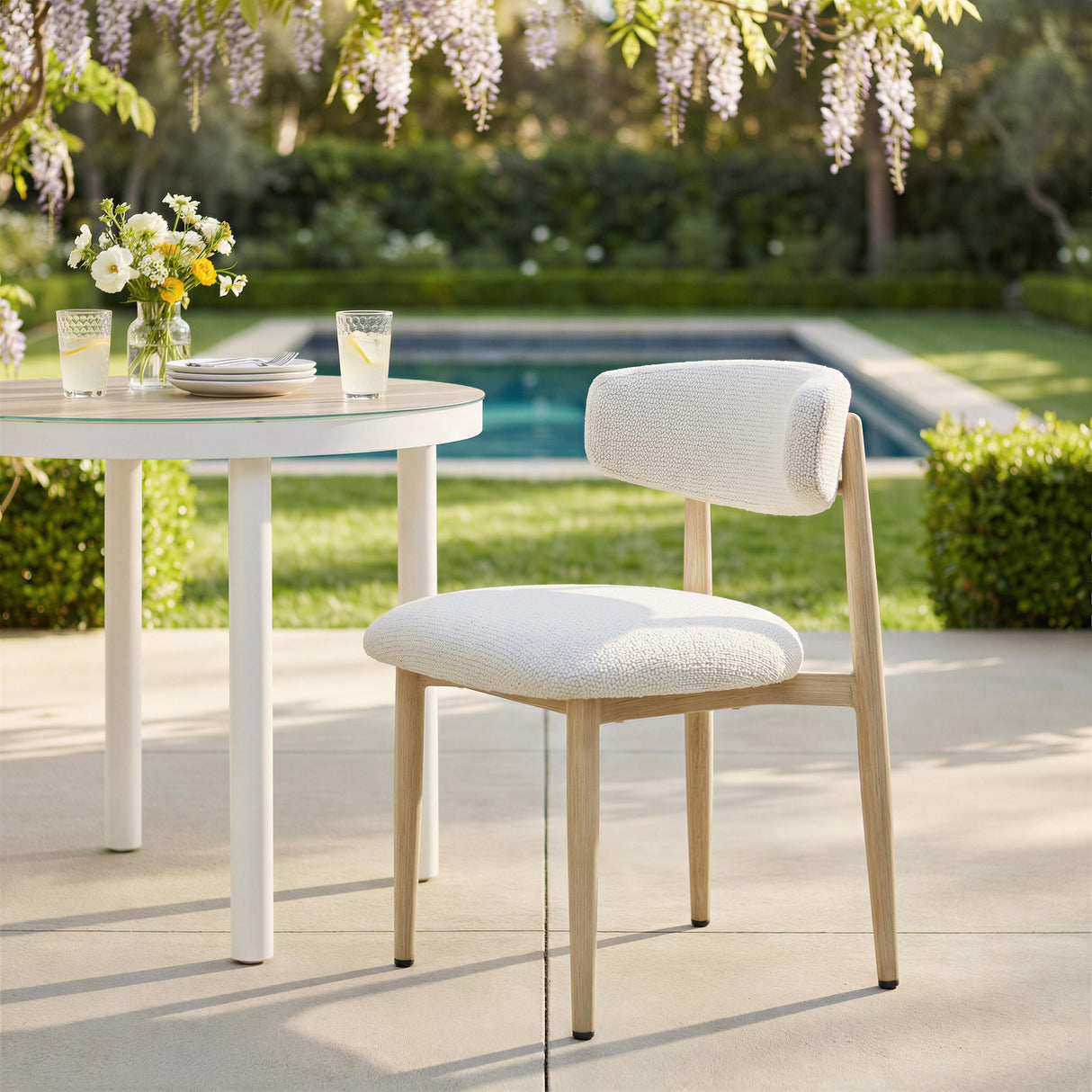 ZUO Bege Dining Chair White