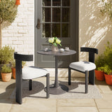 ZUO Tiana Dining Chair Black & Beige