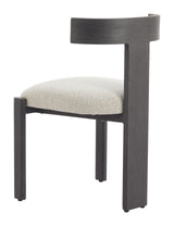 ZUO Tiana Dining Chair Black & Beige