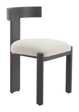 ZUO Tiana Dining Chair Black & Beige
