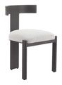 ZUO Tiana Dining Chair Black & Beige