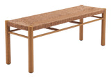 ZUO Iska Bench Natural
