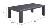 ZUO Rolig Coffee Table Black