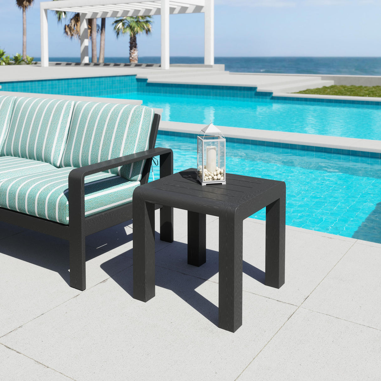 ZUO Rolig Side Table Black