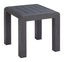ZUO Rolig Side Table Black