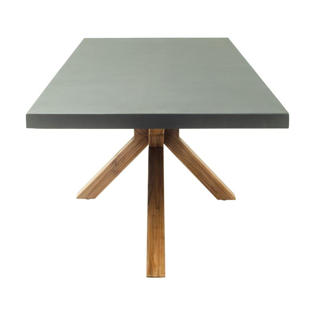 ZUO Suan Rectangular Dining Table Gray