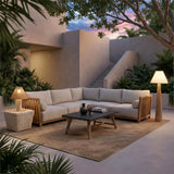 ZUO Antul Coffee Table White & Natural