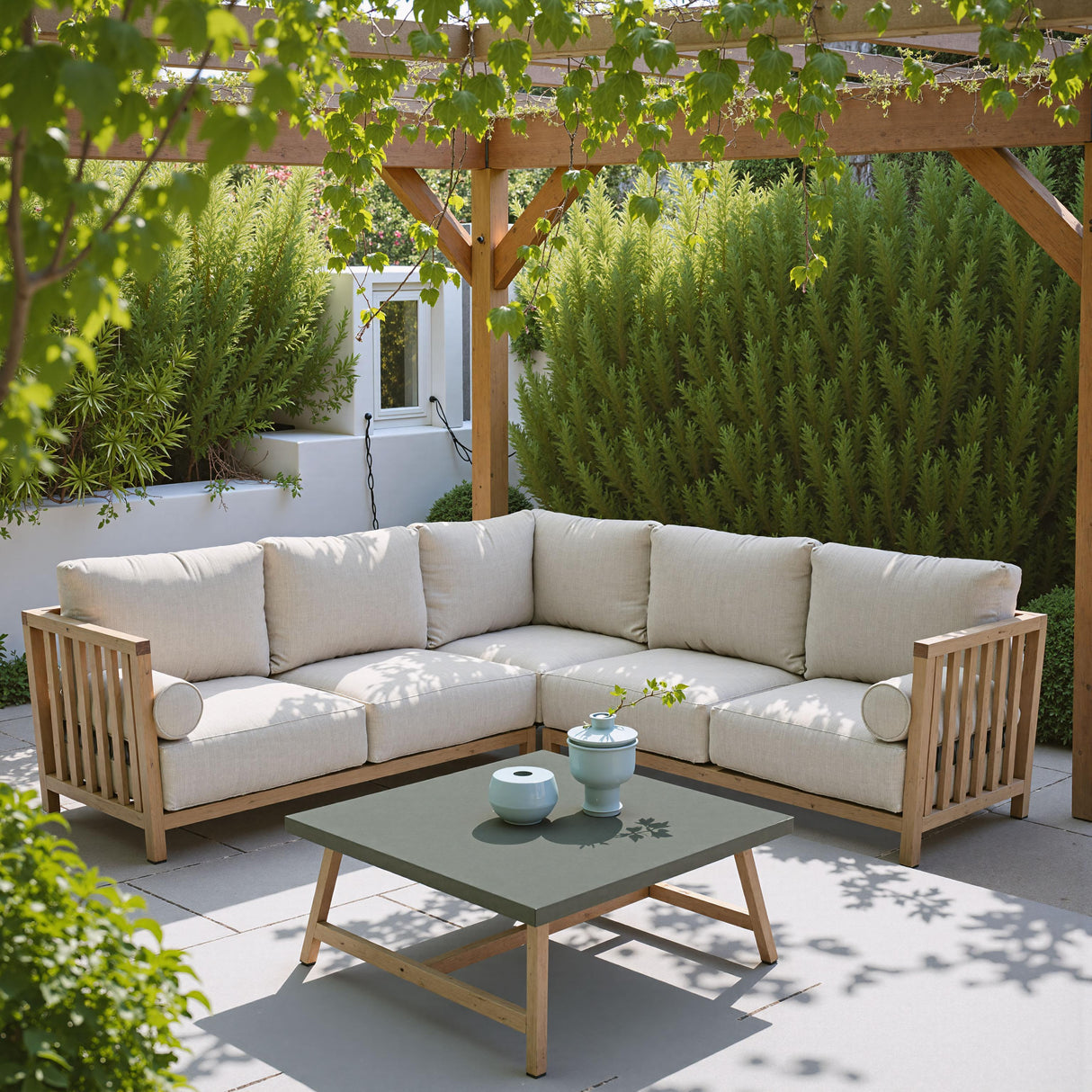 ZUO Teras Sectional Gray