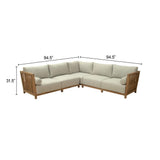 ZUO Teras Sectional Gray