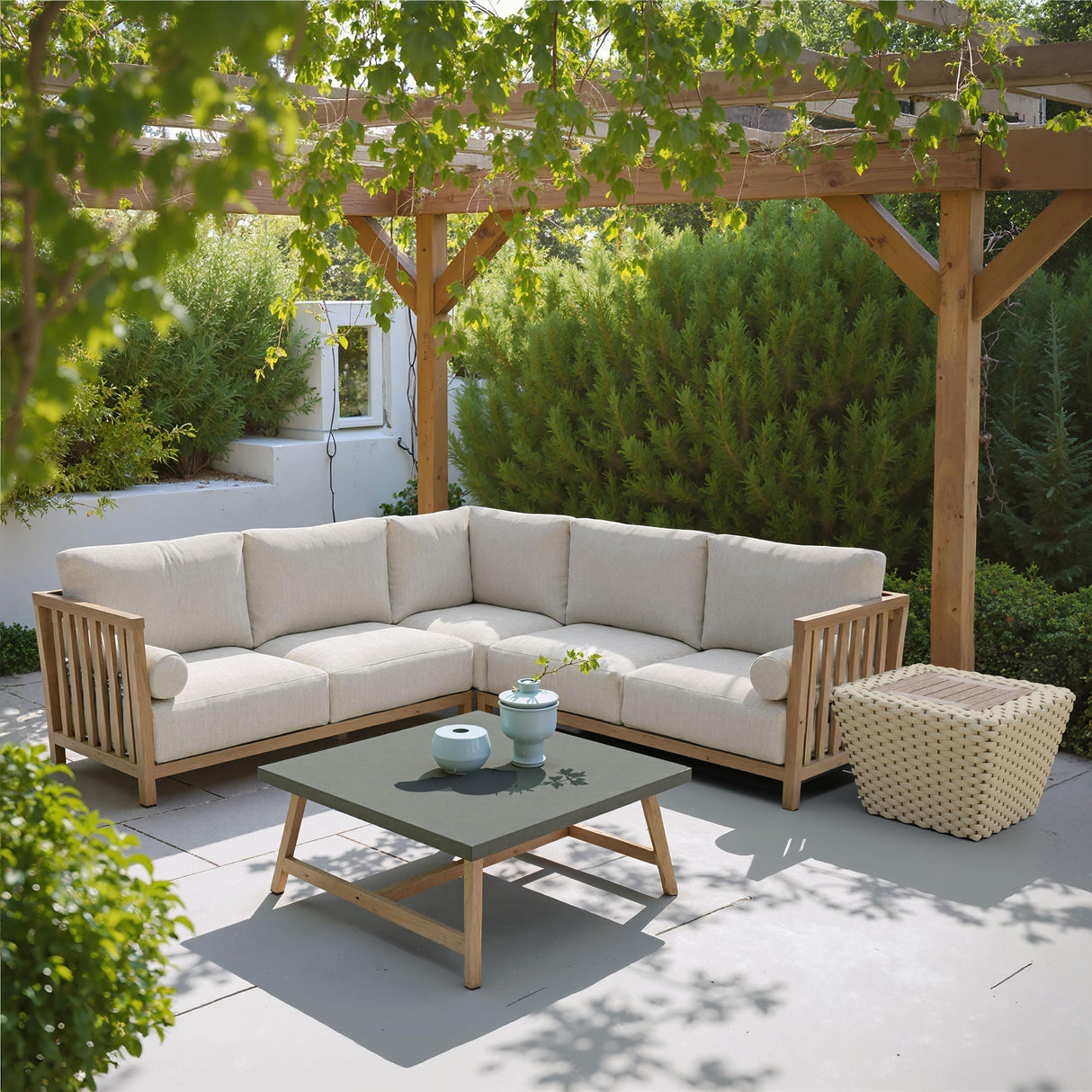 ZUO Teras Sectional Gray