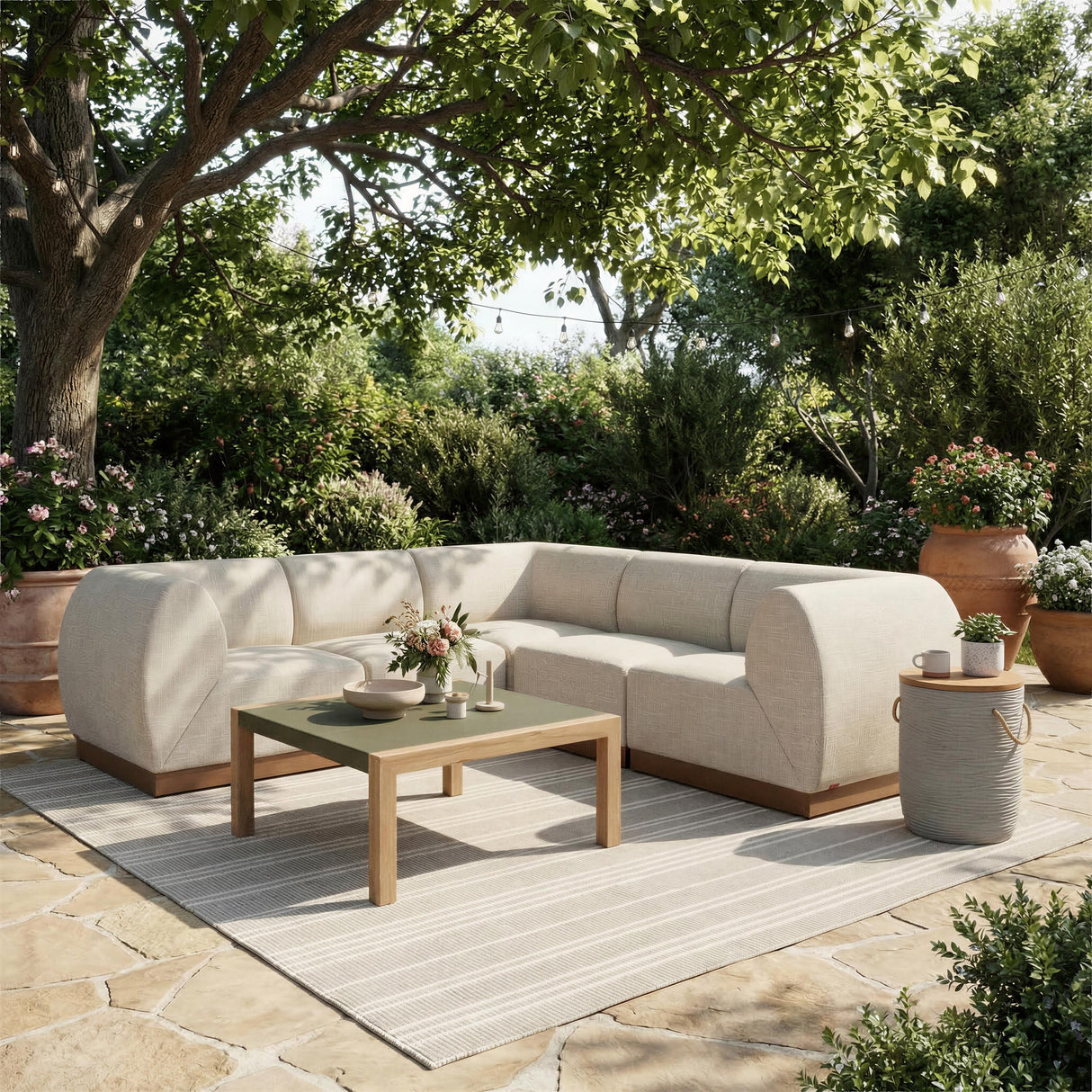 ZUO Teras Coffee Table Gray