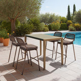 ZUO Kata Counter Table Gray