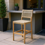 ZUO Corde Barstool Beige
