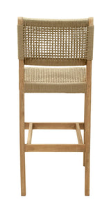 ZUO Corde Barstool Beige