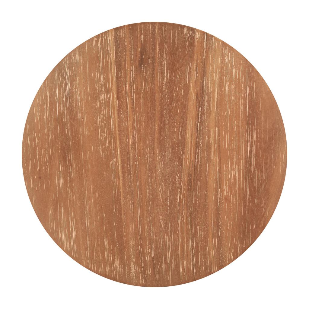 ZUO Beban Side Table Natural & Black