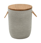 ZUO Biban Side Table Natural & Gray