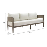 ZUO Foret Sofa Beige