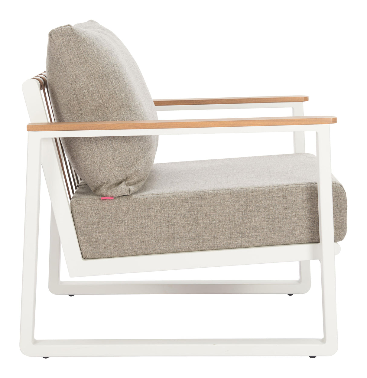 ZUO Welt Armchair Taupe & White