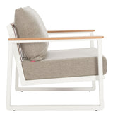 ZUO Welt Armchair Taupe & White