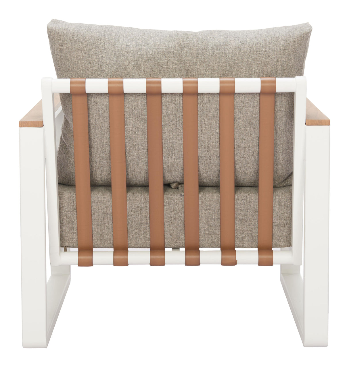 ZUO Welt Armchair Taupe & White