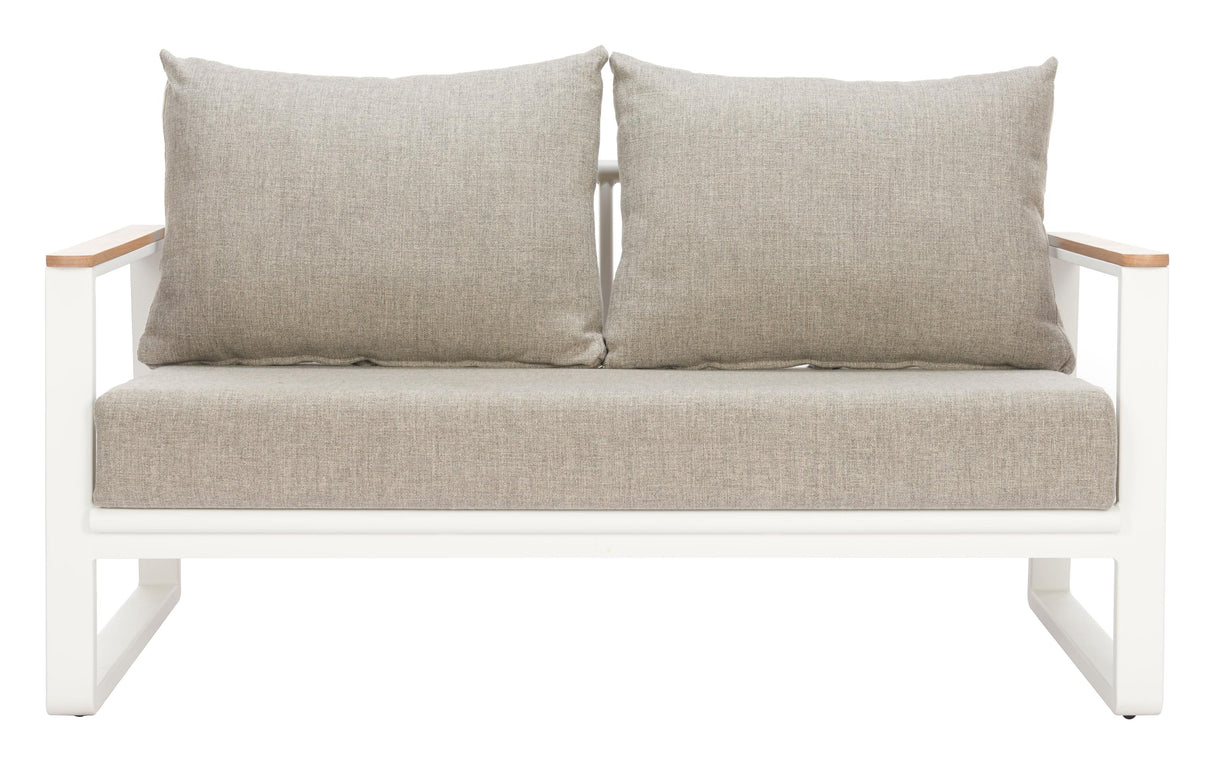 ZUO Welt Sofa Taupe & White