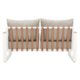 ZUO Welt Sofa Taupe & White