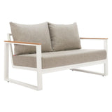 ZUO Welt Sofa Taupe & White